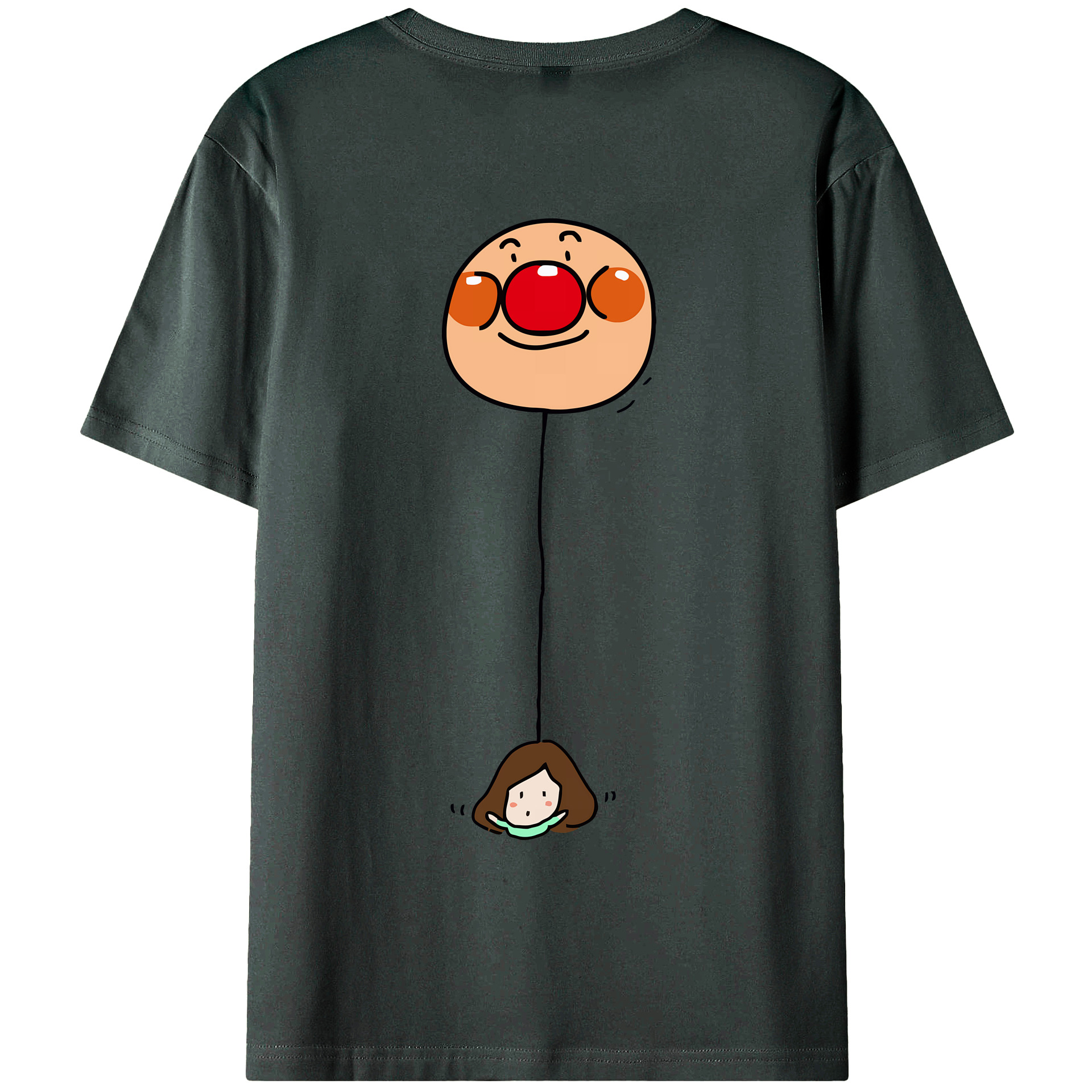 （画像用） アンパンマン Anpanman 綿100％ メンズ半袖Tシャツ（バックプリント） 通気性